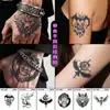 Tatuajes Pequeños para la Mano con Diseños Herbales, Impermeables y de Larga Duración, Diseños Oscuros y Geniales para el Dorso de la Mano y los Hombros, Modernos para Hombres y Mujeres