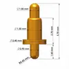 Fabricante pogo pin conector pino de carregamento pino de mola dedal de antena pino de teste pogo pin sonda condutiva