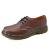 Sapatos Casuais de Couro Genuíno de Cano Baixo Europeus e Americanos para Casal com 3 Furos, Solado Fino, Clássicos, Transfronteiriços, Tamanho Grande, Sapatos Masculinos, Roupa de Trabalho, Botas Curtas Femininas 1461