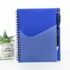 Cuaderno de Espiral Multicolor Transfronterizo de PP B6 con Forma Irregular, Mini Portátil de Bolsillo con Bolígrafo, Bloc de Notas y Agenda