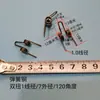 Resorte de torsión doble 90-180 grados acero inoxidable 304 material de acero para resortes clip de resorte de torsión forma especial de resorte de torsión resorte de torsión en V
