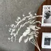Ramo de Plantas Verdes Artificiales con 16 Tallos de Hojas de Dinero y Eucalipto Arreglo Floral de Boda con Accesorios para Arreglos Florales Planta Verde Exportación al por Mayor
