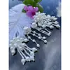 Colgante de borla con cuentas de perlas artificiales estilo antiguo DIY costura a mano ropa Hanfu pendientes zapatos calcetines sombreros accesorios de decoración