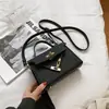 Bolso Pequeño para Mujer, Nuevo Estilo Primavera y Otoño con Hebilla de Cierre, Bolso de Moda para Mujer, Bolso de Hombro Tendencia para Dama, Bolso Cruzado Elegante