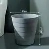 Papelera Grande con Aro de Presión y Diseño Hueco, Gran Capacidad para Uso Doméstico en Sala de Estar, Cocina, Dormitorio, Baño y Almacenamiento de Oficina