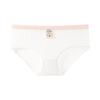Ropa interior casual de algodón puro para niñas en color contrastante 7A Antibacteriana Transpirable Algodón Entrepierna Algodón Respetuoso con la piel Cubre cadera Algodón Ropa interior elástica para niñas