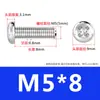 Tornillos de Acero Inoxidable 316 Tornillos de Cabeza Redonda con Ranura Cruzada Tornillos de Cabeza Pan Tornillos para Máquina Tornillos para Alambre M2.5M3M4M5M6M8