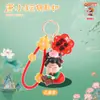 Estilo Antiguo Moda China Dama Dinastía Tang Deseando Buena Suerte Colgante de Loto Adorno para Coche con Buen Significado Joyería Estilo Antiguo Regalo Fabricante Mayorista