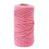 Cuerda de poliéster-algodón, cuerda de algodón colorida, cuerda para tejer manualidades, cuerda de tracción, paquete de material para tapicería, accesorios de cuerda de algodón, venta al por mayor