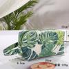 Bolsa de Cosméticos de Lona para Viaje de Celebridad de Internet para Mujer con Gran Capacidad, Algodón Puro, Bolsa de Cosméticos Estampada Verde, Neceser de Tela