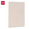Deli Bp155/Bp156 Cuaderno de Cuero Ligero para Negocios 16K 25K 80 Páginas Cuaderno de Reuniones Diario Bloc de Notas