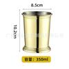 Tazas de Bar de Metal de Acero Inoxidable Vaso de Cóctel Punto Martillado Cobre Chapado Taza Moscow Mule 550ml Gran Capacidad