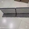 Guarda-corpo de plástico supermercado loja de frutas cerca de frutas e vegetais prateleira espessada divisória de prateleira placa divisória espessada preta cabeceira