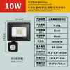 Holofote Sensor Apple Transfronteiriço Impermeável Externo Iluminação de Pátio Corredor Sensor de Corpo Humano Infravermelho Holofote LED