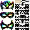 Máscaras de Héroe de Arte Rasca-Color con Dibujos Animados Creativos Cuidadosamente Seleccionadas, Papel Rasca-Color de Graffiti Divertido para Niños, Arte Rasca-Color de Máscaras Coloridas con Formas Especiales