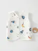 Chaleco cálido de tres capas para bebé para otoño e invierno, chaleco cómodo para primavera y otoño, chaqueta sin mangas para bebé, ropa para niños de Anyang, capa interior para bebés y niños pequeños