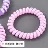 Diadema de línea telefónica Morandi para mujer, Diadema de celebridad de Internet, Cubierta simple de cuero, Goma para el pelo, Cuerda para el pelo, Tocado