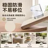 Amazon TK Transfronteiriço Alto Padrão Luxo Leve Textura de Linho Couro Jogo Americano Impermeável Antiderrapante Resistente ao Calor Couro Artificial PU Jogo de Mesa de Jantar