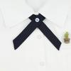Pajarita Uniforme Escolar Pajarita Flor Estilo Coreano Jk Cruz Rojo Vino Negro Camisa de Estudiante para Hombres y Niñas Pajarita