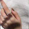 Anillo digital vintage romano de plata esterlina s925 para mujer, ligero, de lujo, de nicho, de moda, exquisita personalidad, combinación, dedo índice, estilo frío