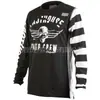 Ropa para Carreras Todoterreno, Camiseta de Manga Larga Versátil y Elegante, Top de Secado Rápido, Ropa para Descenso de Corte Holgado en Tallas Europeas y Americanas, Ropa para Ciclismo