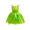 Vestido de elfo verde navideño maravilloso hada Tianna Campanita disfraz para niños Tinkerbell