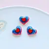 Lindos Accesorios de Corazón de Resina Pegamento Crema Pegatinas para Funda de Teléfono Joyería DIY Accesorios para el Cabello Decoraciones para Zapatos Materiales al por Mayor
