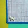 Lindo Dibujo Animado Estilo Nuevo Línea Punteada Perro Pasador DIY Accesorio para el Cabello Funda de Teléfono Decoración para Zapatos Accesorios de Pegamento de Crema