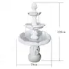 Adornos de fuente de boda estilo europeo con agua circulante, estanques de peces para exteriores, jardines de patio, paisajes de villas y regalos para ceremonias de inauguración.