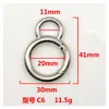 En Stock Anillo de Resorte de Aleación Forma de Ocho Hebilla de Calabaza Anillo Redondo para Bolsas y Bolsos Accesorios de Ferretería DIY Hebilla Metálica para Colgar para Equipaje