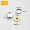 Cubierta decorativa para uñas espejo anuncio placa acrílica para uñas tapa fea para uñas tapa decorativa tornillo de expansión para uñas de cristal uñas fijas