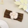 Diadema de Flor de Cinco Pétalos para Bebé Nueva Transfronteriza Accesorios para el Cabello de Flor de Malla Lindos para Niños Europeos y Americanos Diadema Ancha Suave de Princesa
