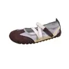 Zapatos Retro Mary Jane 2026 para Mujer, Nuevo Modelo Primavera/Verano, Zapatos de Entrenamiento Alemanes que Aumentan la Altura, Suela Suave, Cierre de Velcro, Zapatos Casuales de Ballet