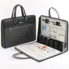 Bolsa Sellable Portátil, Licencia Comercial, Bolsa Todo en Uno para Guardar Sello Oficial Portátil, Bolsa para Organizar Archivos, Bolsa de Oficina con Candado de Contraseña