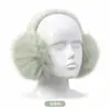 Nuevos de Invierno Lindos Brillantes de Seda Cálidos Antifrío Antihielo Orejeras para Mujer Engrosadas de Felpa Plegables Cubreorejas Cálidos