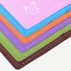 Almohadilla para bandeja de horno opcional multicolor, almohadilla para amasar, almohadilla para azúcar con escala, almohadilla para amasar de silicona antiadherente, herramienta para hornear DIY