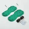 Set de Rodillos Autonivelantes para Eliminación de Espuma en Construcción, Raspador de Pintura Epoxi, Herramienta de Eliminación de Espuma con Agujas para Cemento, Calzado con Clavos Resistente al Desgaste para Pisos