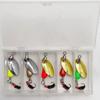 Nuevos micro-objetos lentejuelas giratorias colgante excéntrico señuelo de lentejuelas para pesca a larga distancia 2.6g/4.6g/6.6g lentejuelas metálicas boca de caballo