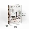 Decoración Minimalista para el Hogar Revista Libro Falso Adorno Libro de Simulación Creativa Modelo de Libro Habitación de Modelo de Hotel Libro Decorativo Versión Plegable Transfronteriza