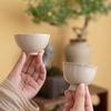 Plant Ash Master Cup Chávena Cerâmica Vintage Casa Feito à Mão Individual Único Copo Kung Fu Chá Conjunto Chá Degustação Acompanhando Cerimônia