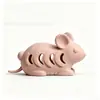 Brinquedo popular de silicone para gatos para entreter gatos, mastigar, esconder comida, alimentação lenta, suprimentos para animais de estimação, brinquedo para afiar os dentes e aliviar o tédio dos gatos