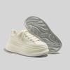 Zapatillas Blancas de Suela Gruesa Beier para Mujer, Ligeras y Cómodas, Nuevo Modelo Primavera 2026, Zapatos Casuales de Cuero que Aumentan la Altura