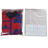Bolsa de cremallera para ropa de fábrica bolsa autosellable esmerilada bolsa para guardar ropa abrigo de invierno ropa interior bolsa de embalaje bolsa de plástico