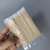 Bastoncillo de Algodón Afilado para Tatuajes, Palillo Delgado, Palo de Madera para Manicura, Delineador Desechable Afilado de una Sola Punta, Bastoncillo de Algodón Pequeño para Belleza, Bastoncillo de Algodón