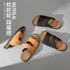 Sandalias casuales de verano para hombre, antideslizantes, resistentes al desgaste, tipo slip-on, personalizadas, sandalias de moda y versátiles estilo Birkenstock para hombre