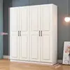 Guarda-Roupa Estilo Europeu Madeira Moderno Econômico Duas Portas Guarda-Roupa Casa Montagem Simples Guarda-Roupa Imóvel de Aluguel Grande Capacidade