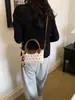 Bolso cruzado para mujer, bolso de mano casual de lunares, bolso de hombro grande de moda Henggeng, bolso cruzado para el trabajo