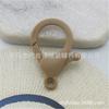 Llavero acrílico con cierre de langosta de plástico de color, hebilla de cadena para mascarilla, bolso de bricolaje, juguete, accesorios de joyería.