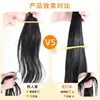 Peruca de Comércio Exterior Cabelo Ondulado Grande Feminino Alongamento de Cabelo com Presilha Conjunto de Sete Peças Peruca Feminina Alongamento de Cabelo Longo Cacheado