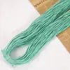 Banda elástica redonda de 0.8-2.0 mm, cordón elástico de látex colorido para joyería, manualidades hechas a mano y pulseras